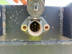 Trailer Chassis with Power Receptacle Functional