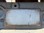 Engine with Emission Label