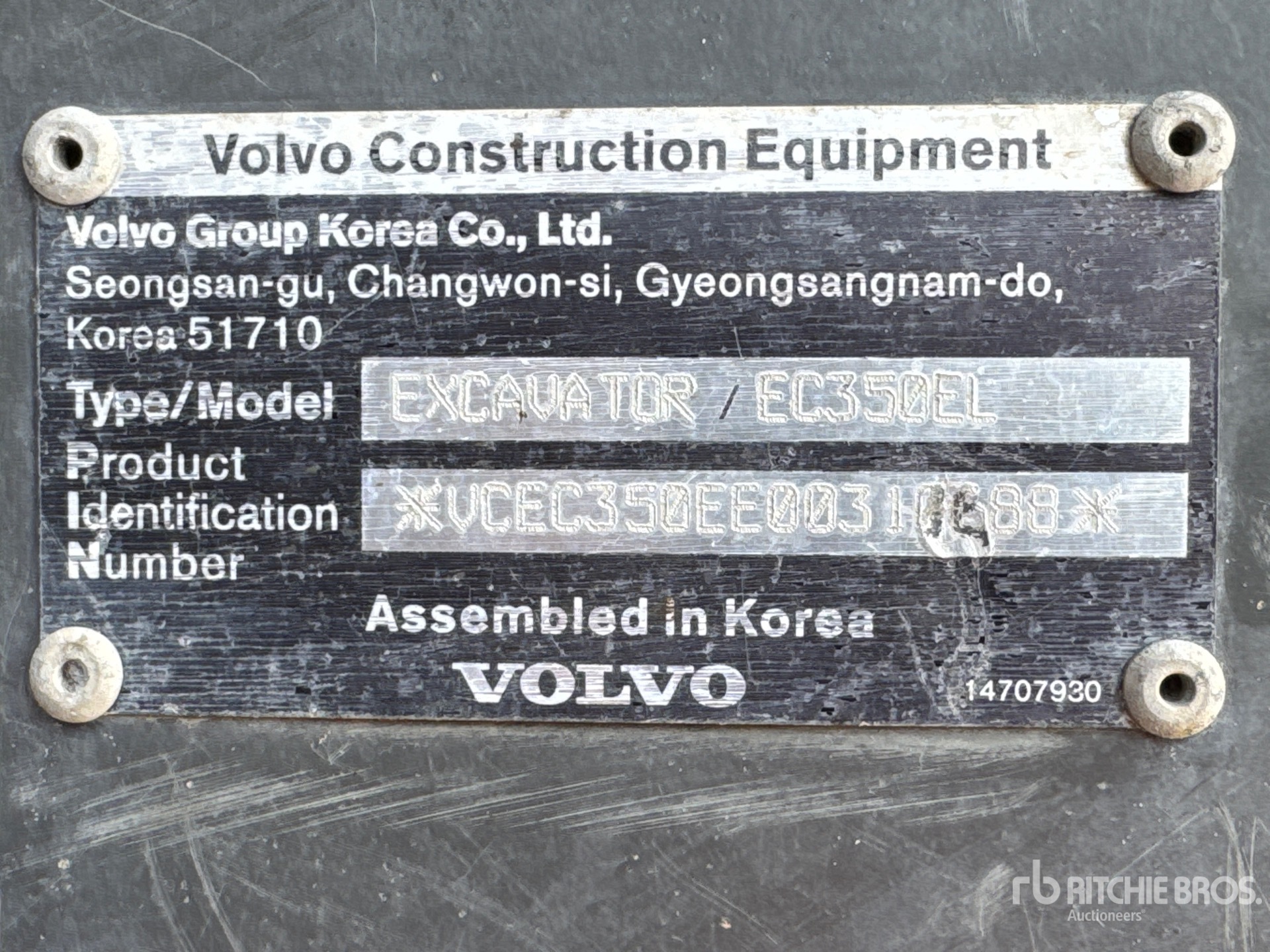 2019 Volvo EC350EL