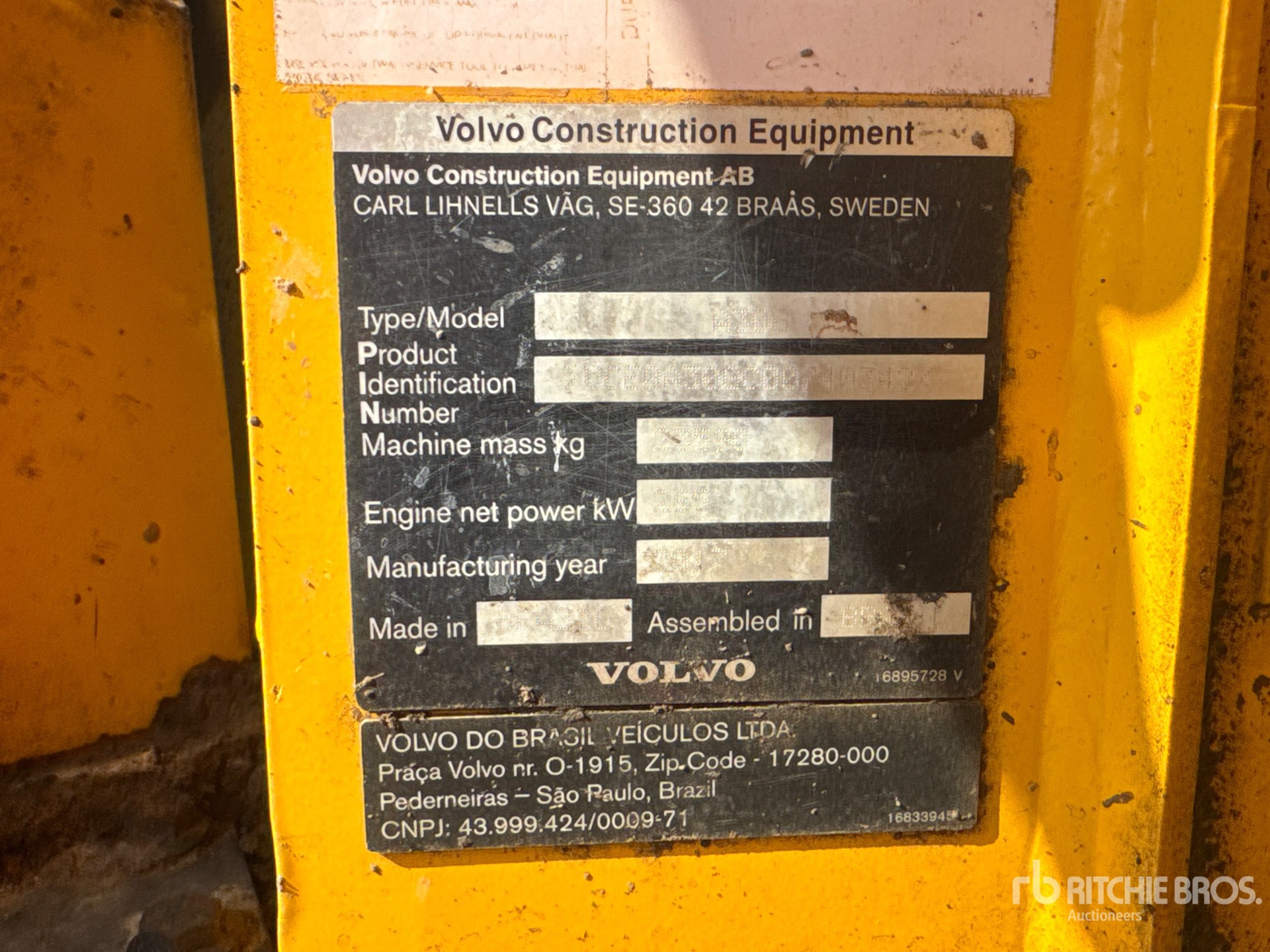 2017 Volvo A30G