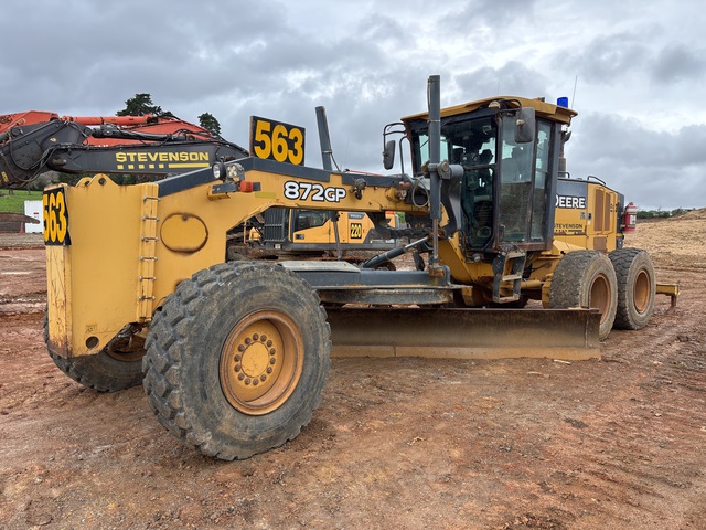 2012 John Deere 872GP AWD Motor Grader 2012 John Deere 872GP AWD Motor Grader