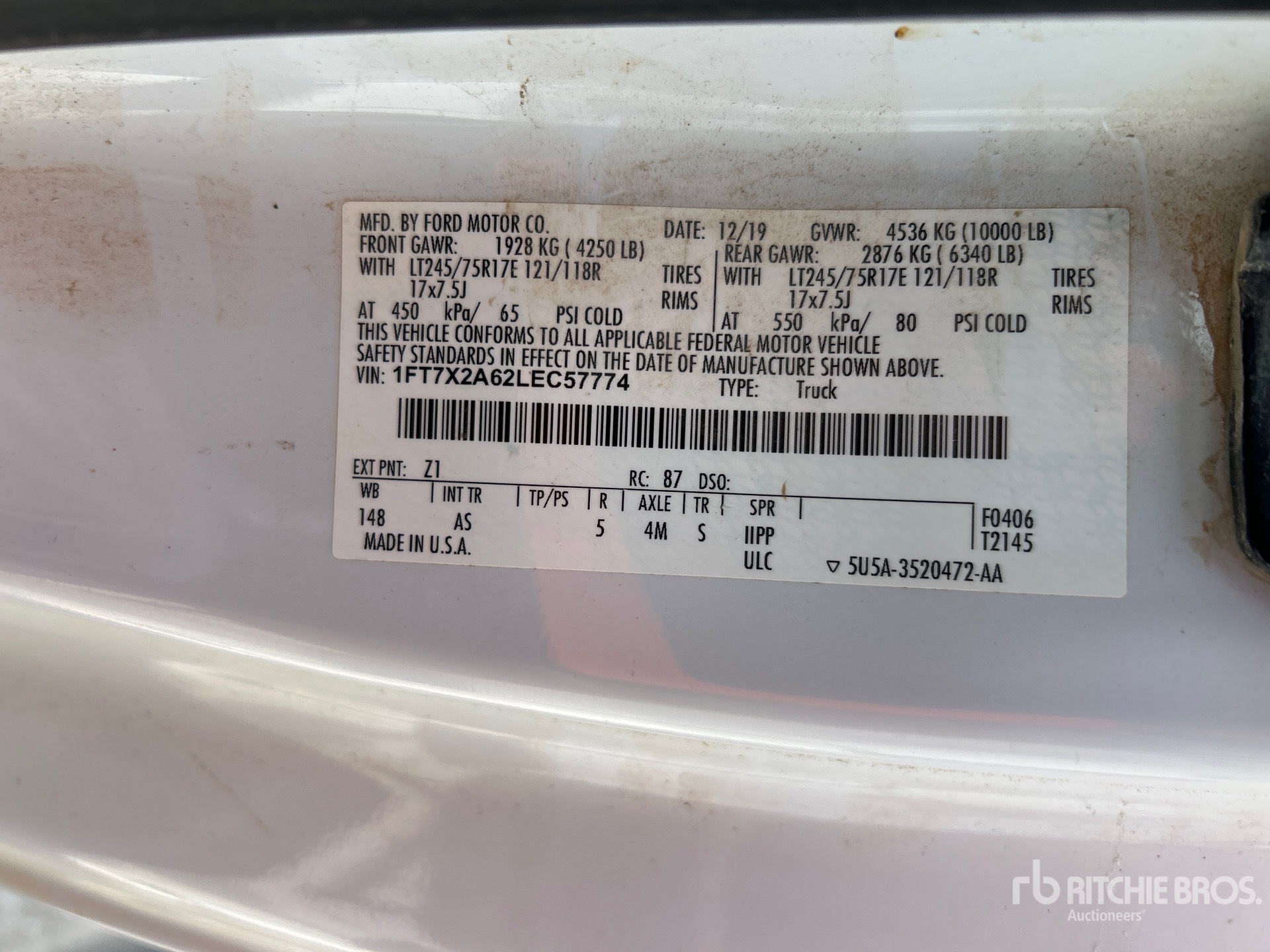 Photo of a 2020 Ford F-250