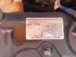 Engine with Emission Label