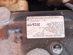 Engine with Emission Label