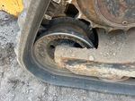 Undercarriage with Rear idler wear