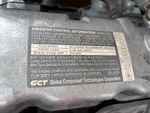 Engine with Emission Label