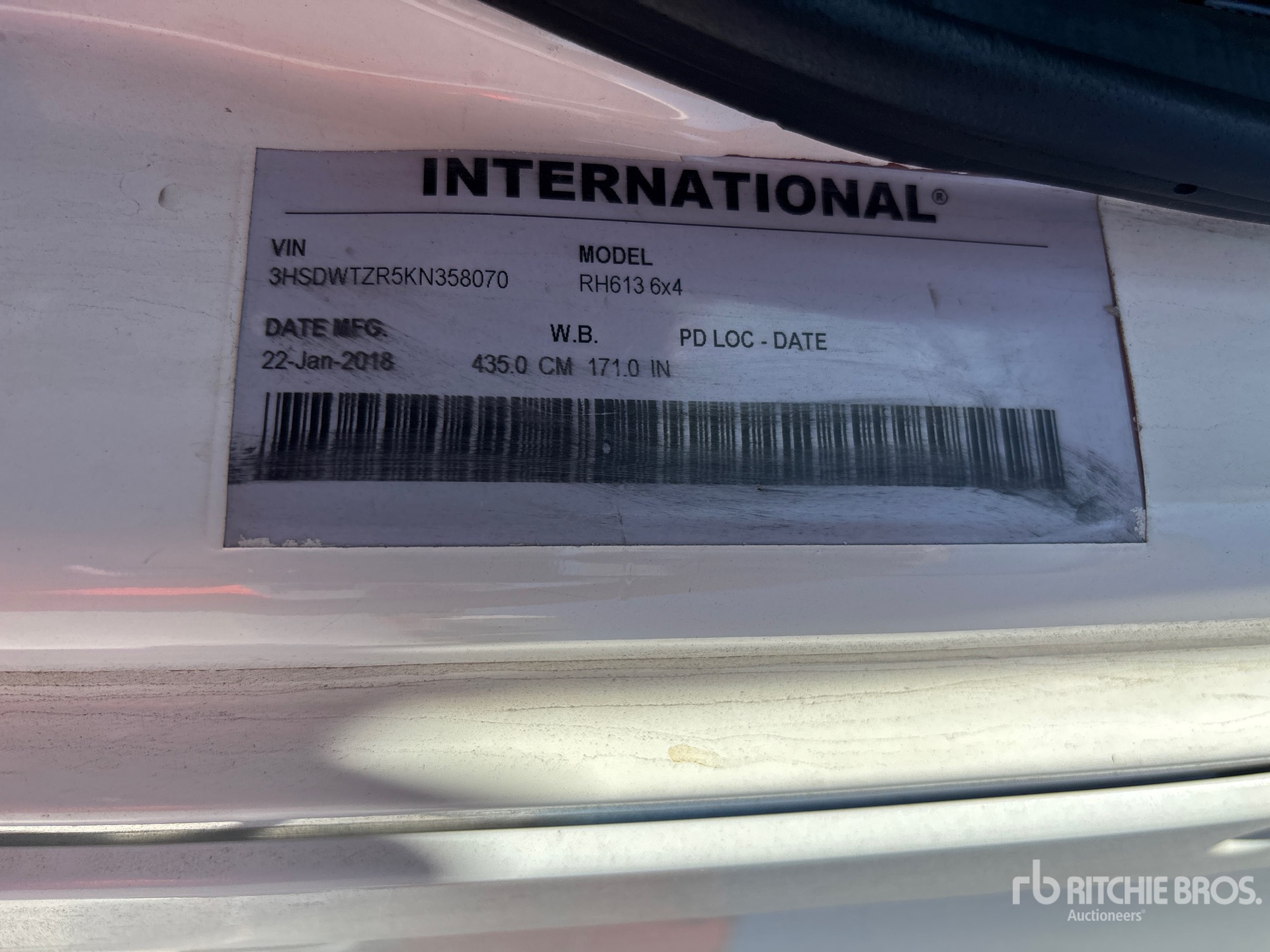 2019 International RH613