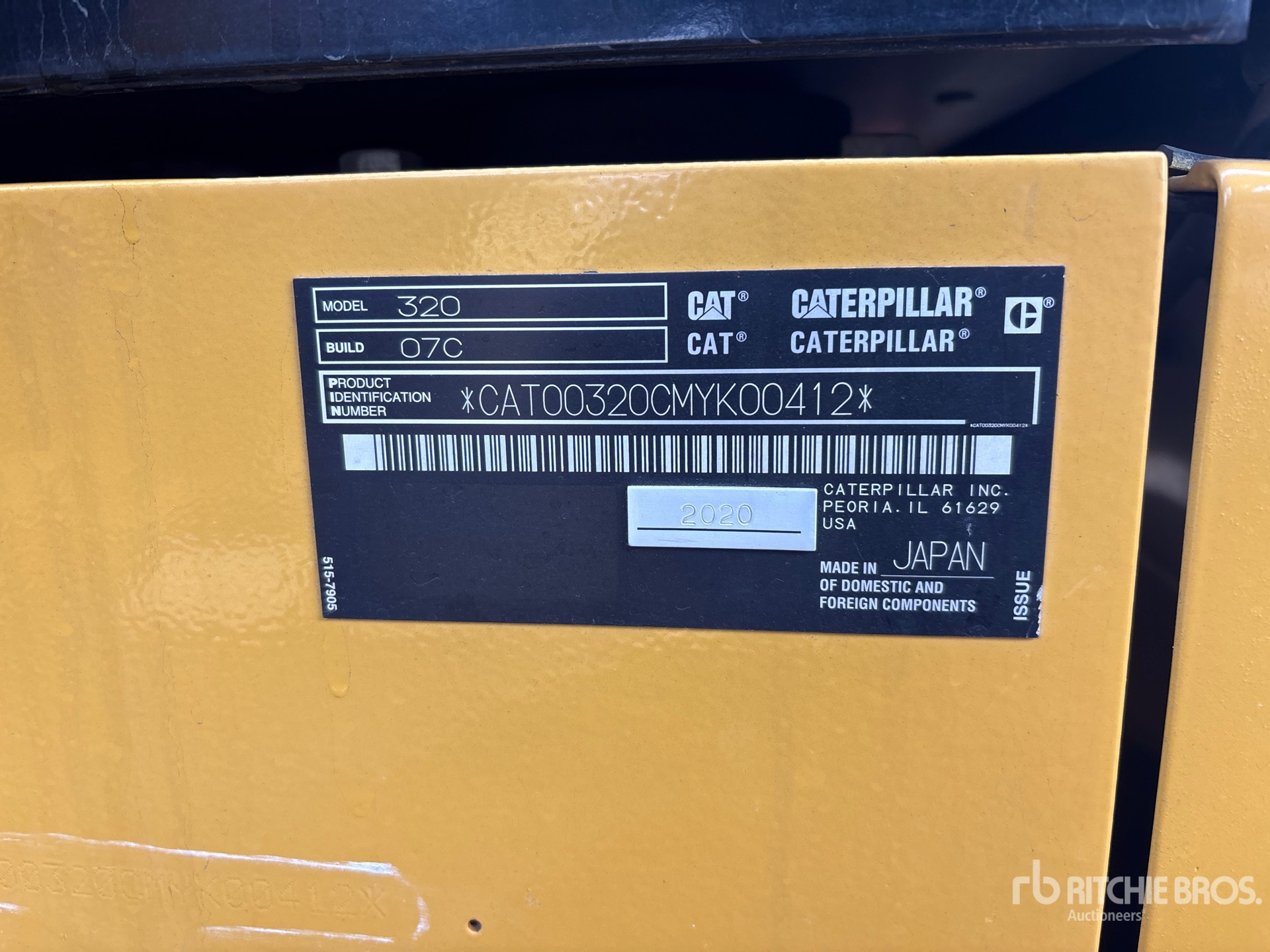 2020 Caterpillar 320