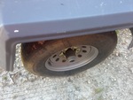 Trailer Chassis with Right Front Tire
