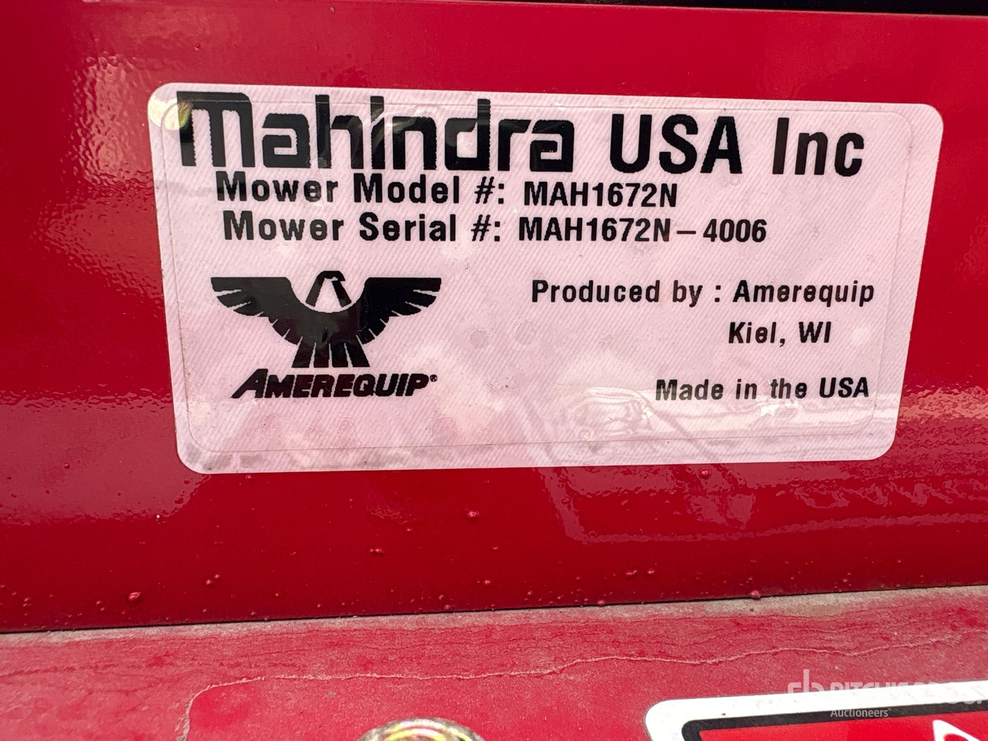 Mahindra MAH1672N