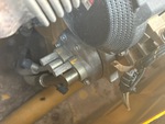 Engine with A/C Compressor