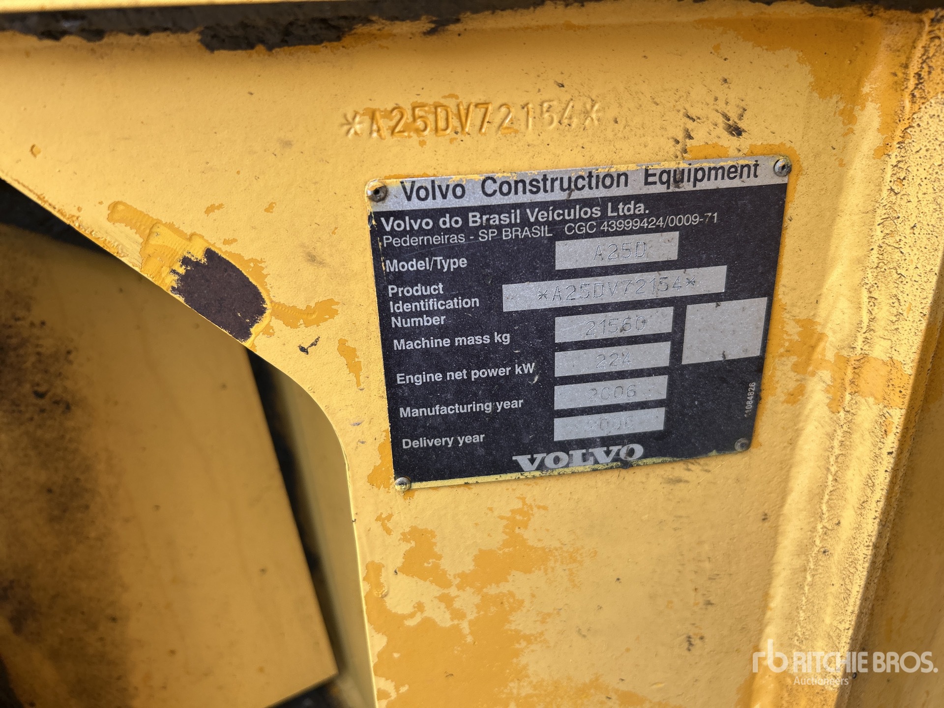 2006 Volvo A25D
