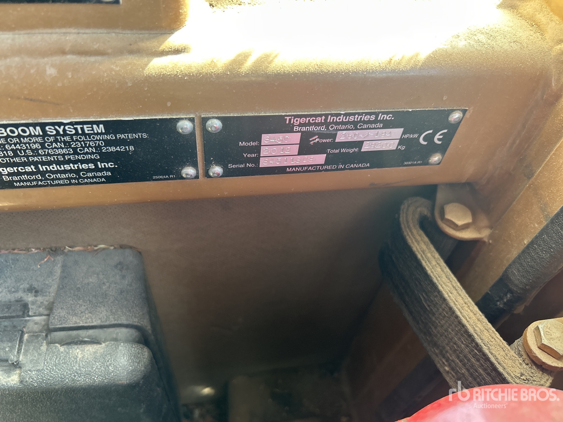 2012 Tigercat 845C