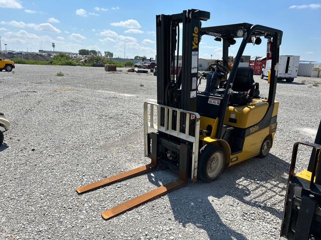 2020 Yale GLC050 4600 lb Cushion Tire Forklift 2020 Yale GLC050 4600 lb Cushion Tire Forklift