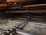 Crop Intake with Feed Floor Chain Wear Strips