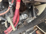 Engine with A/C Compressor