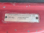 General Appearance with Frame Stamp Serial Number/VIN Photo