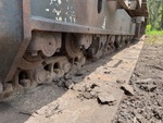 Undercarriage with Left Track Rollers