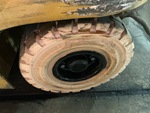 Chassis Lift with Left Rear Tire