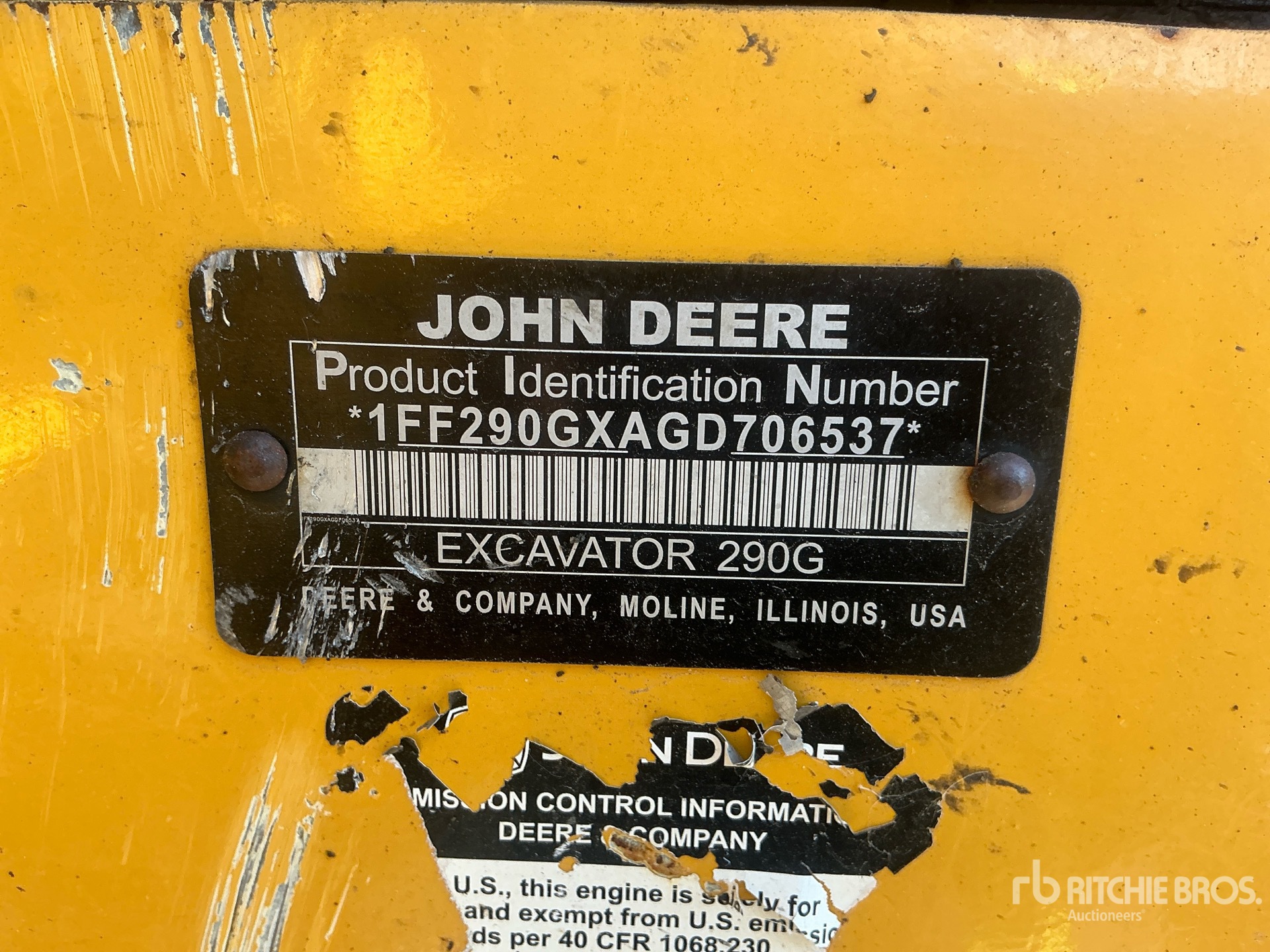2016 John Deere 290G LC