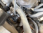 Engine with A/C Compressor