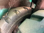 Chassis with Left Rear Tire