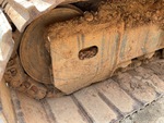 Undercarriage with Left Track Tensioner