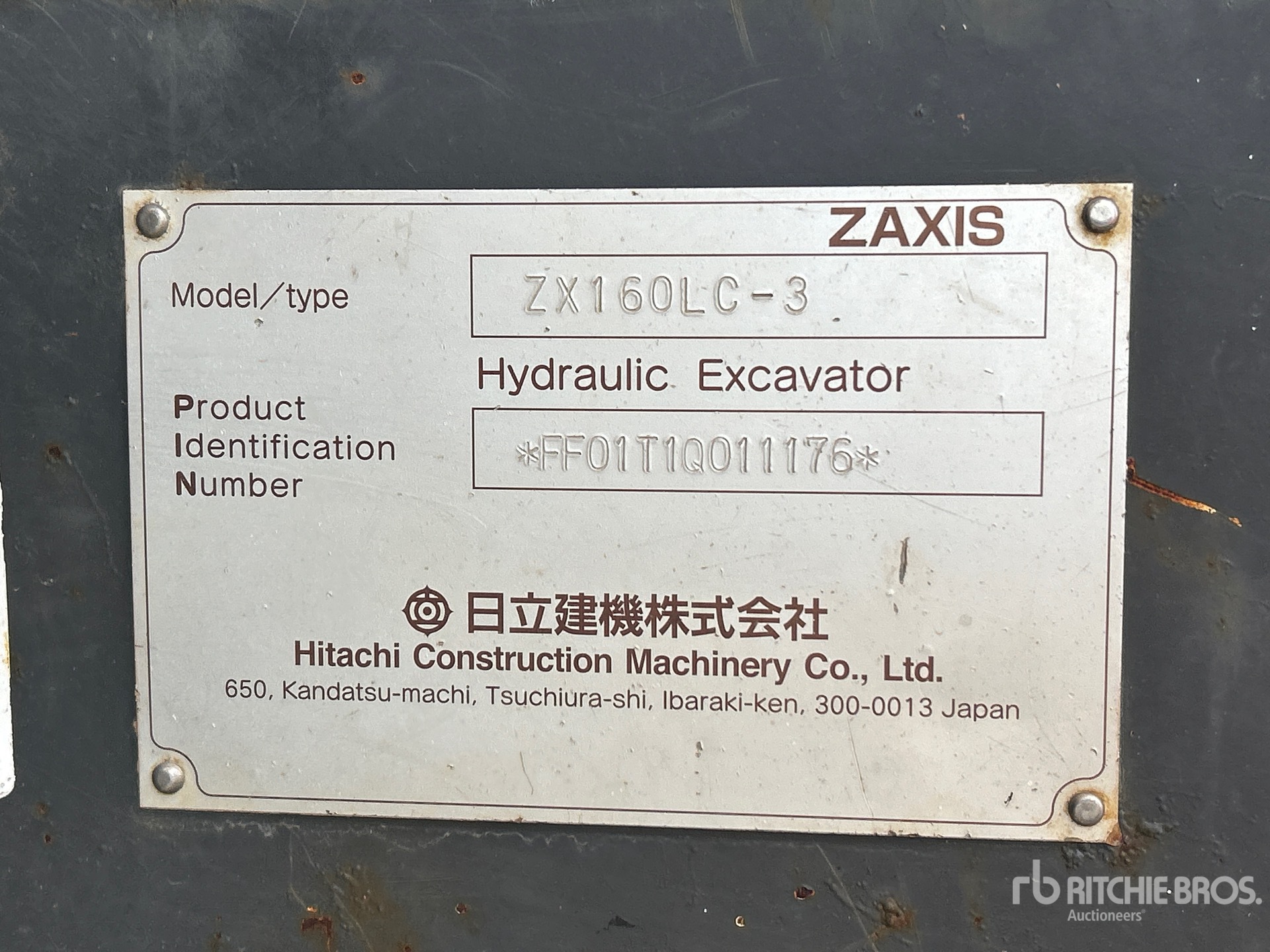2009 Hitachi ZX160LC-3