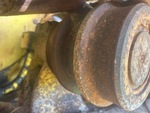 Undercarriage with Left Carrier Rollers