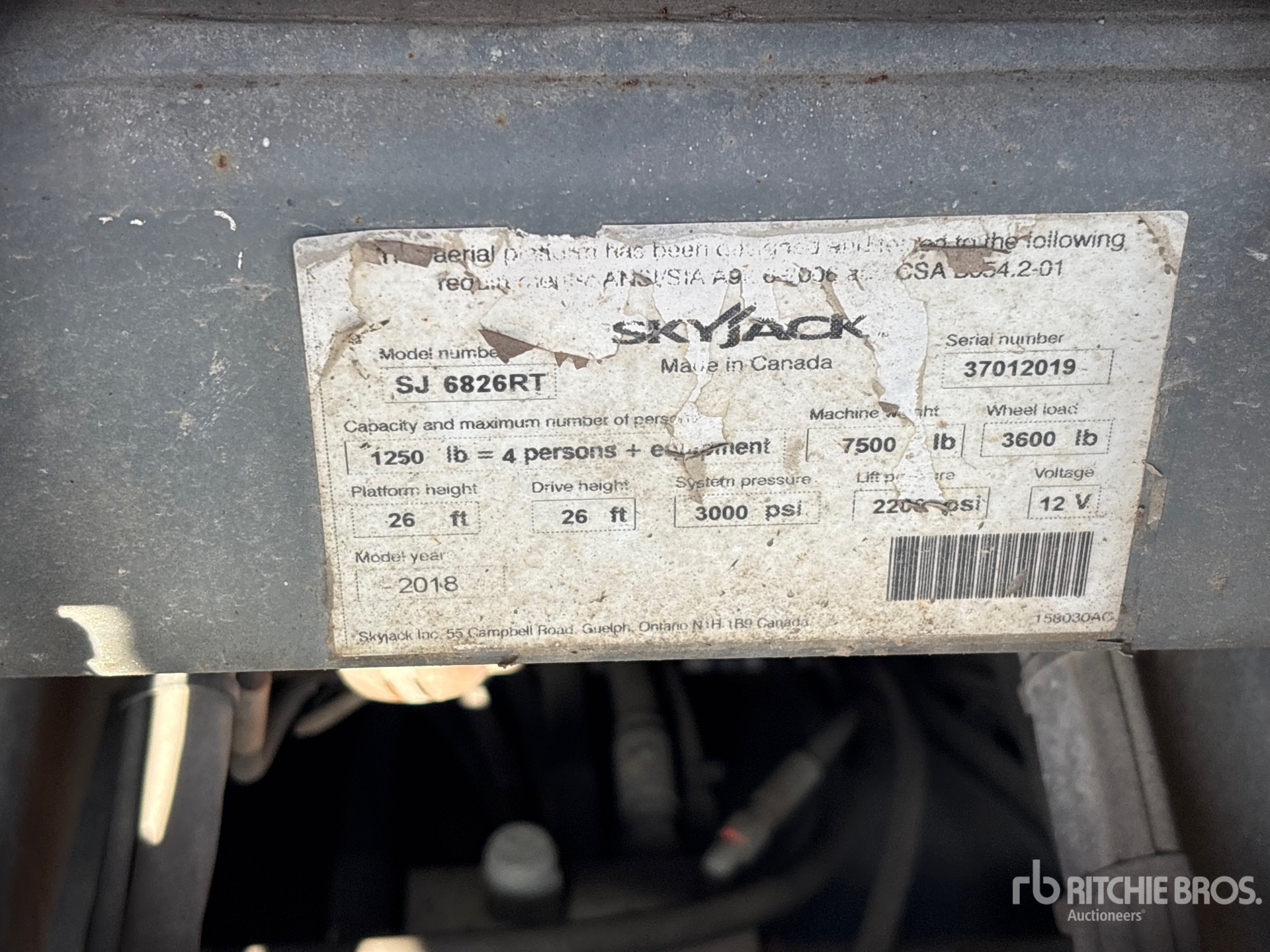 General Appearance with Numéro de série/Numéro d'identification du véhicule automobile