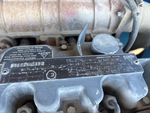 Engine with Emission Label