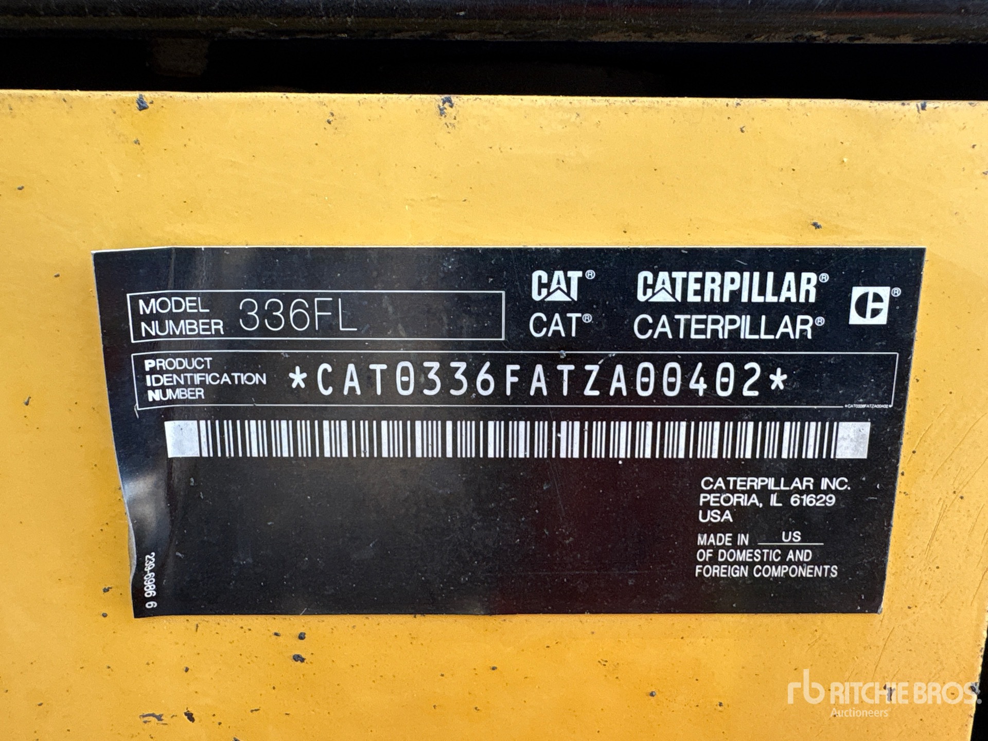 2015 Caterpillar 336F L