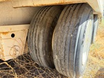 Trailer Chassis with Left Front Tire