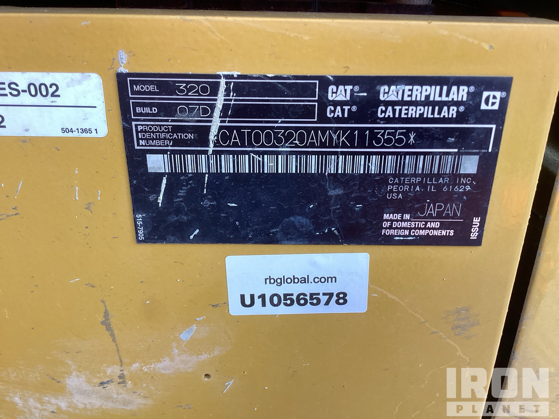 2021 Caterpillar 320
