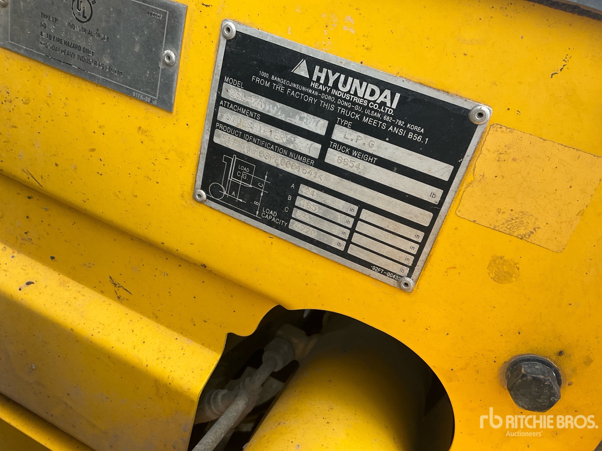 Photo of a 2014 Hyundai 25L-7A