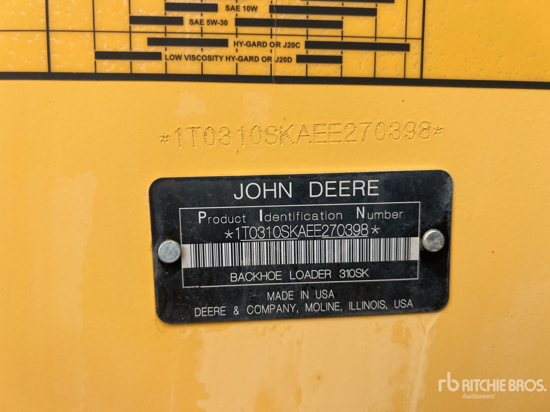 2014 John Deere 310SK