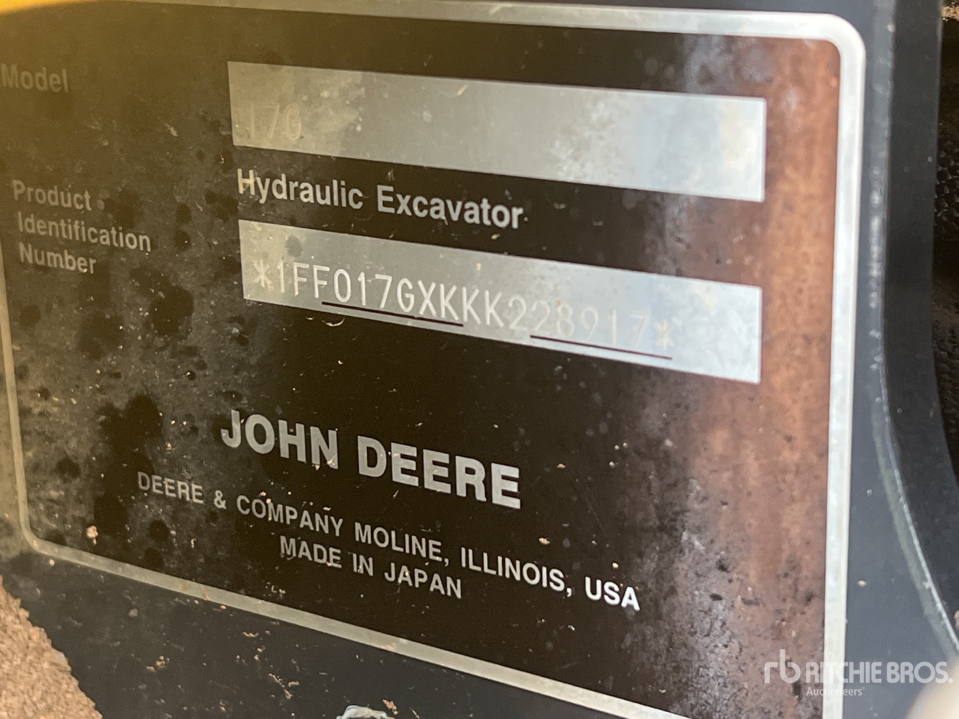 2019 John Deere 17G