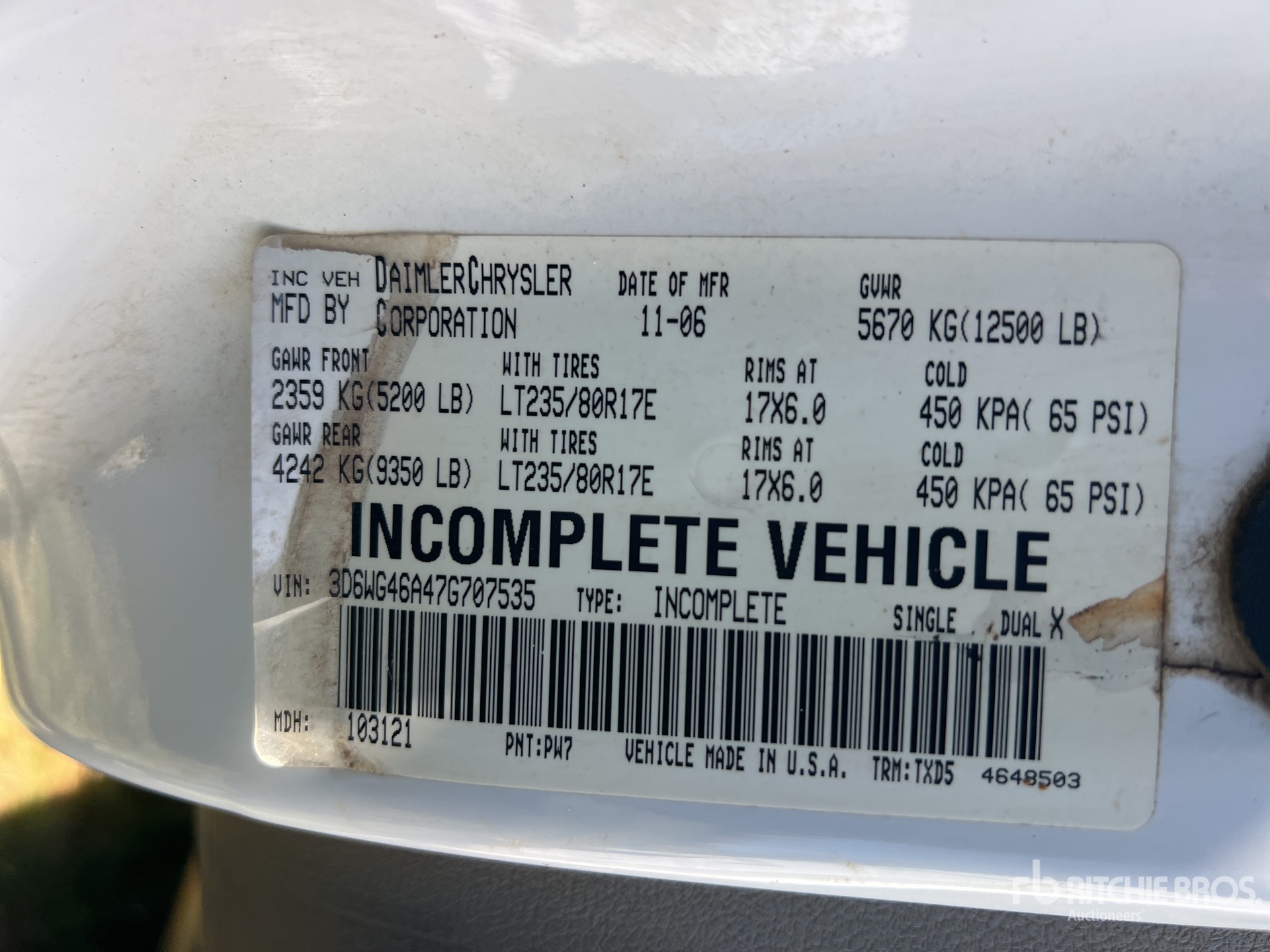 2007 Dodge RAM 3500