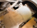 Engine with A/C Compressor