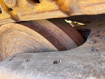 Undercarriage with Left Front Idler
