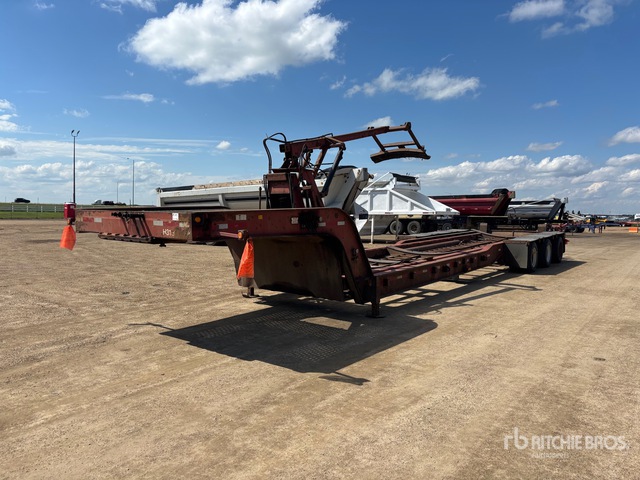 2007 Lorne 37 Ft Tri/a Tank Cradle Oilfield Trailer