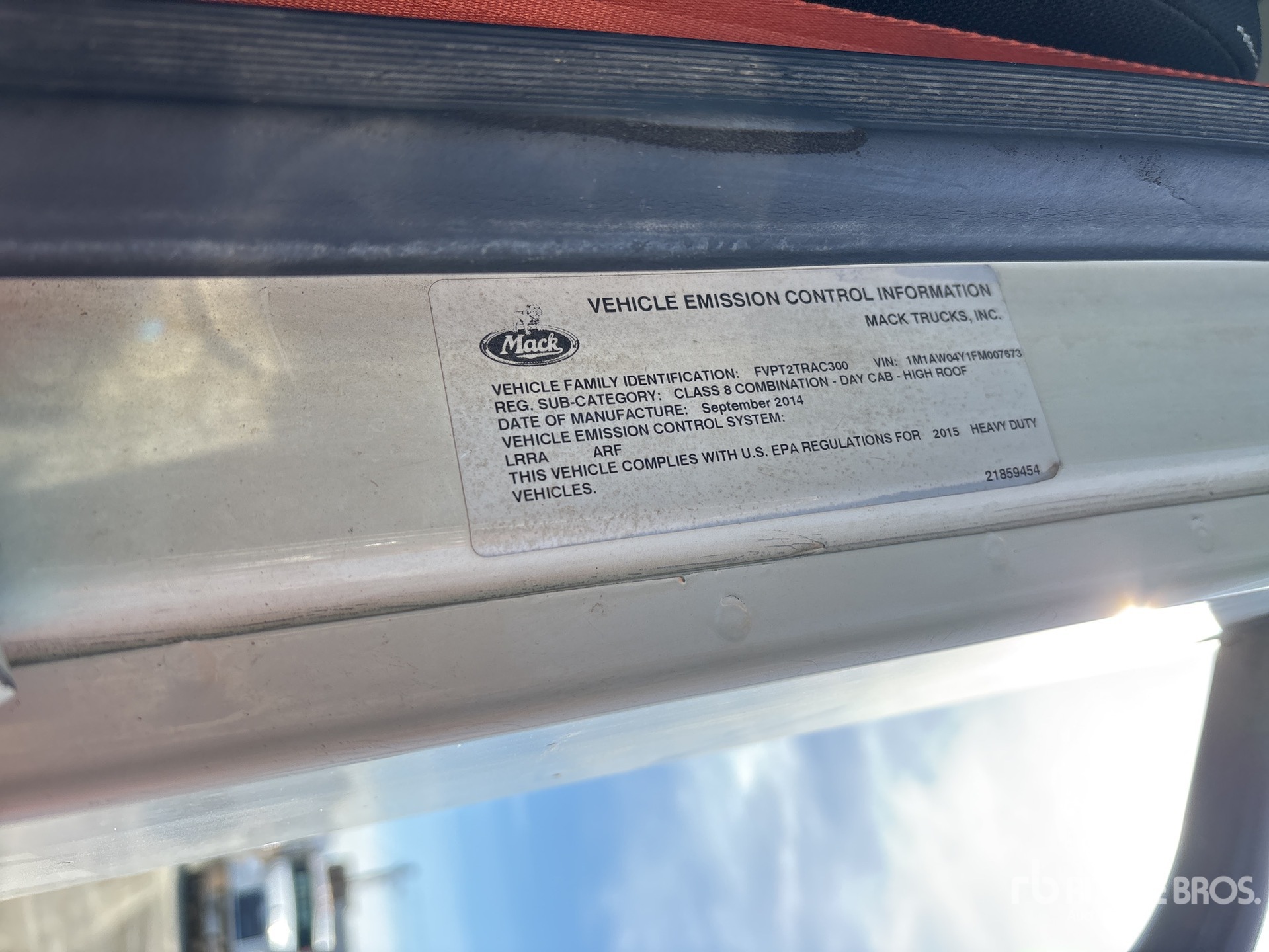 2015 Mack CXU612