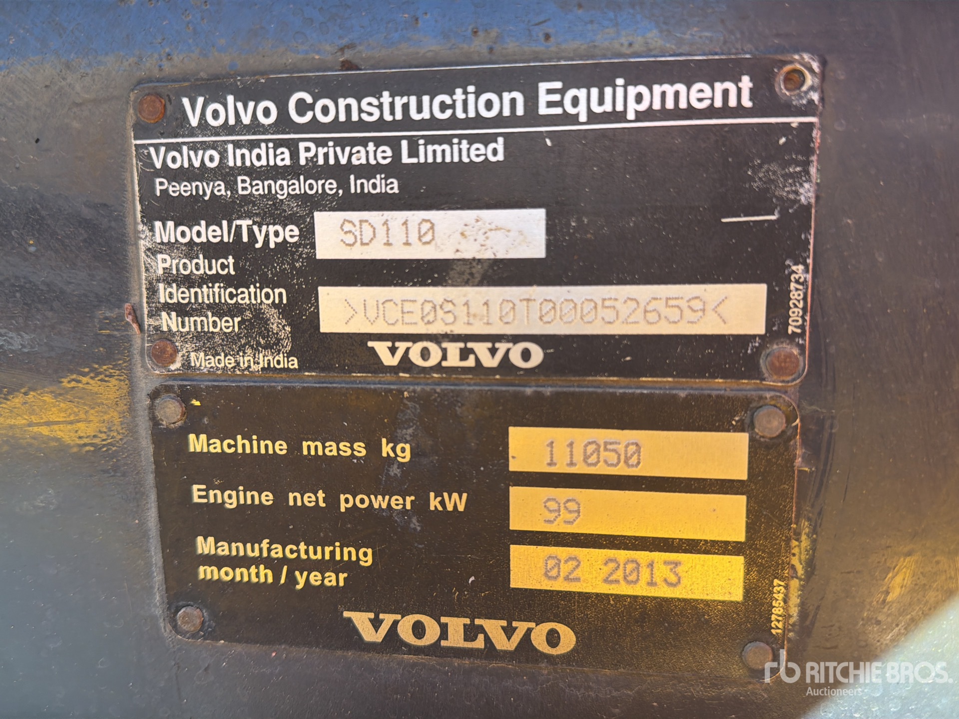 2013 Volvo SD110