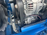 Engine with A/C Compressor