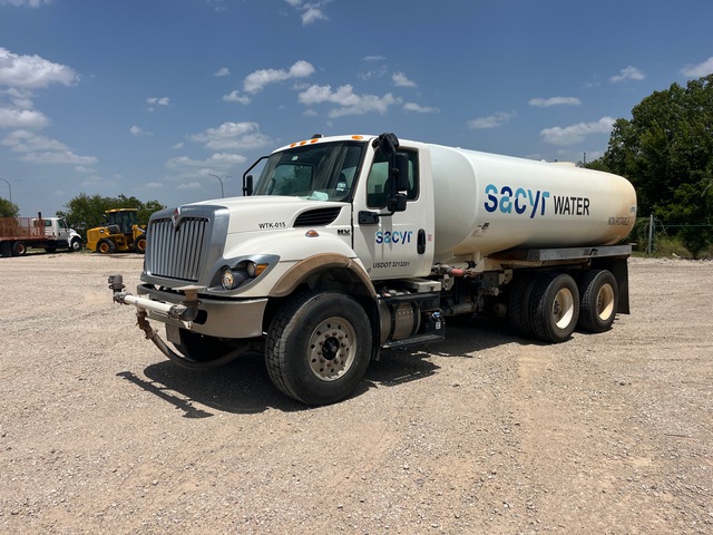 2023 International HV607 4000 gal 6x4 Water Truck