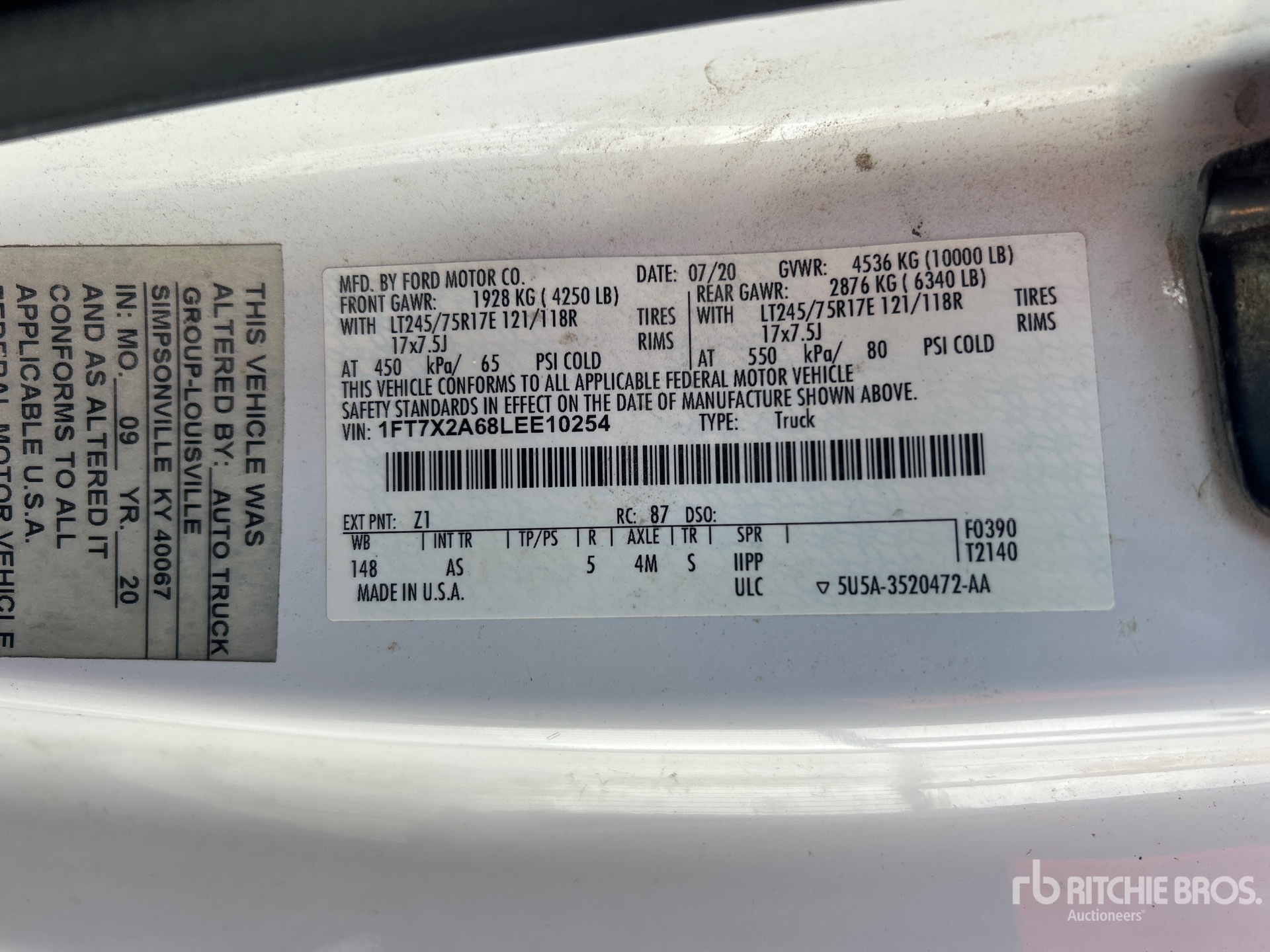 Photo of a 2020 Ford F-250