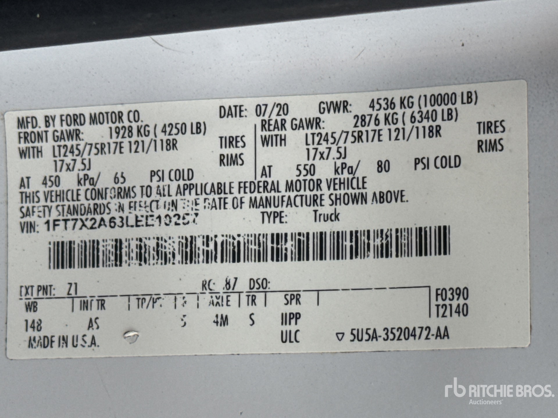 2020 Ford F-250