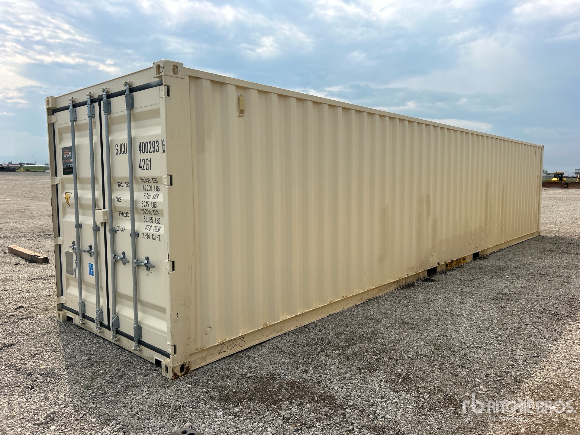 2023 40 Ft Standard Storage Container Ritchie Bros Auctioneers
