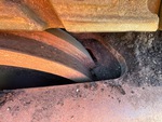 Undercarriage with Left Track Tensioner