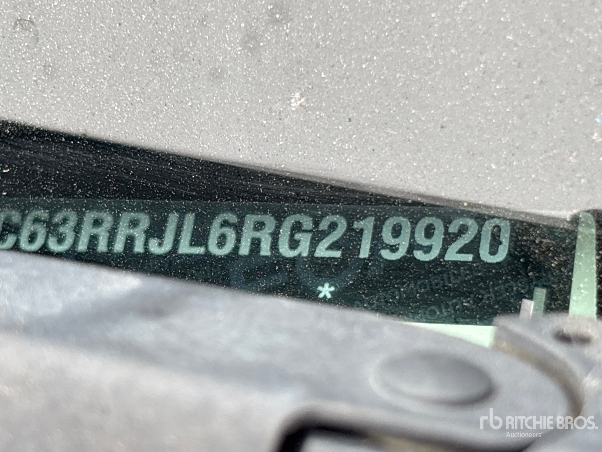 General Appearance with Frame Stamp Serial Number/VIN Photo